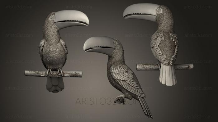 Bird figurines (STKB_0075) 3D model for CNC machine